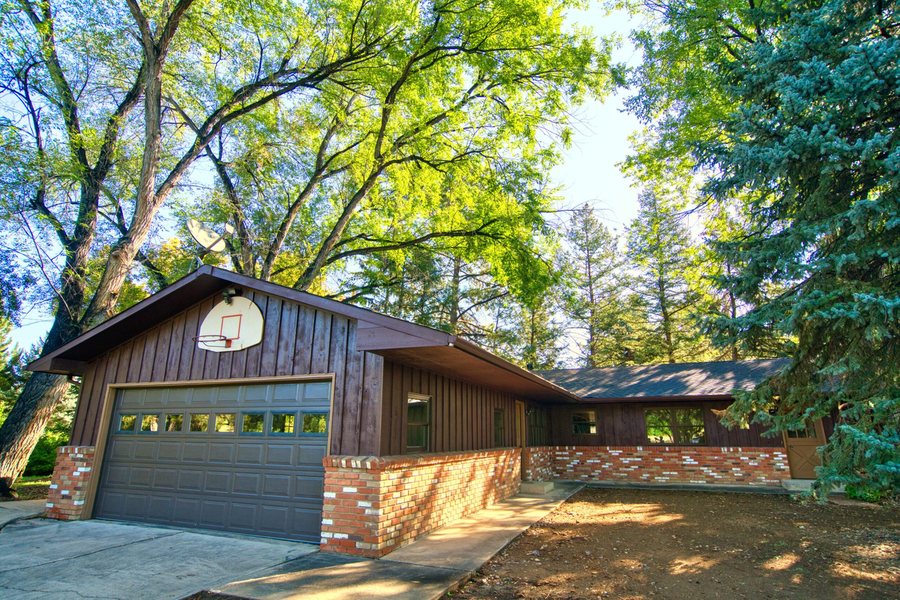 Boulder County home and driveway on a Kathryn Pancost listing